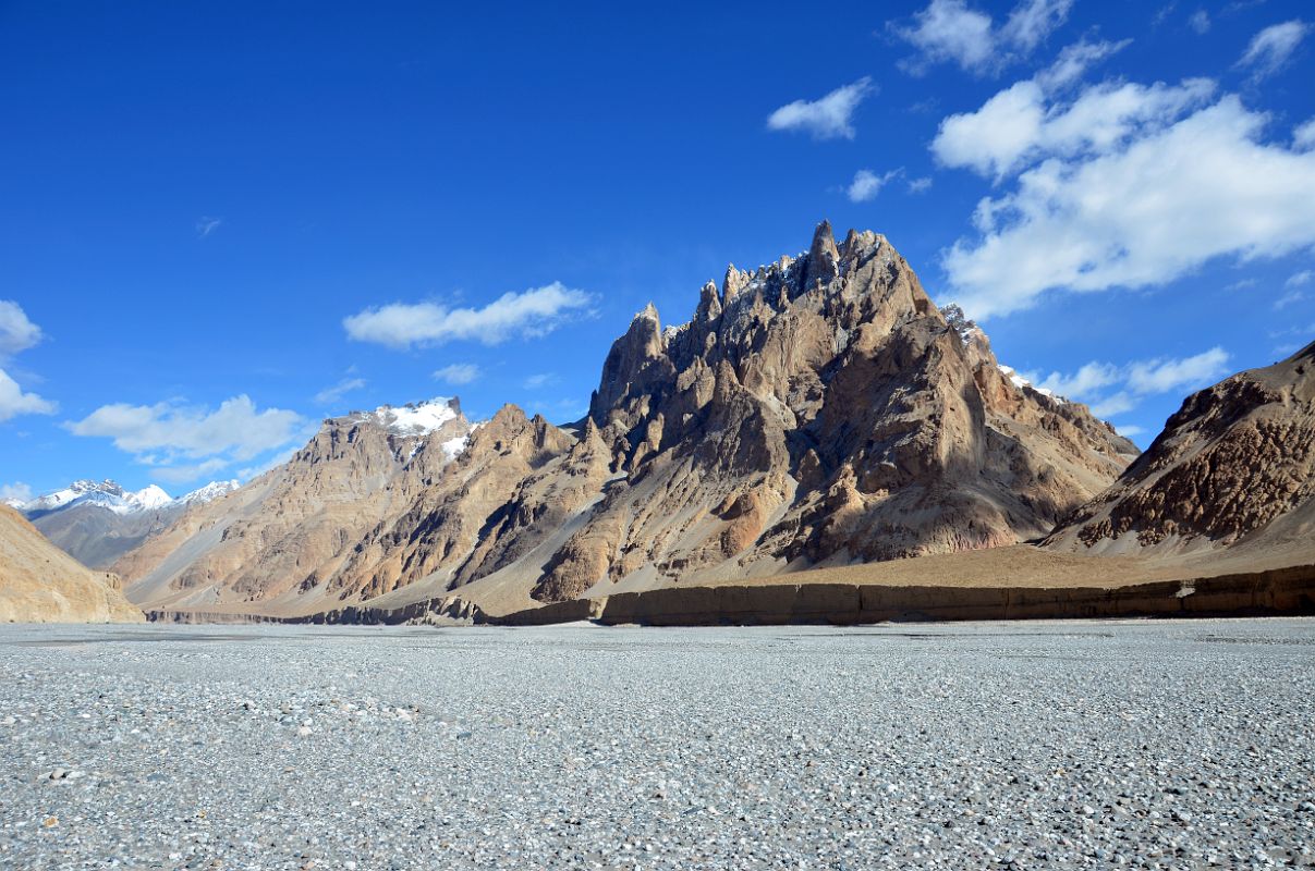 04 Looking At The Eroded Hills After The Exit From the Aghil Pass In Shaksgam Valley On Trek To Gasherbrum North Base Camp In China 